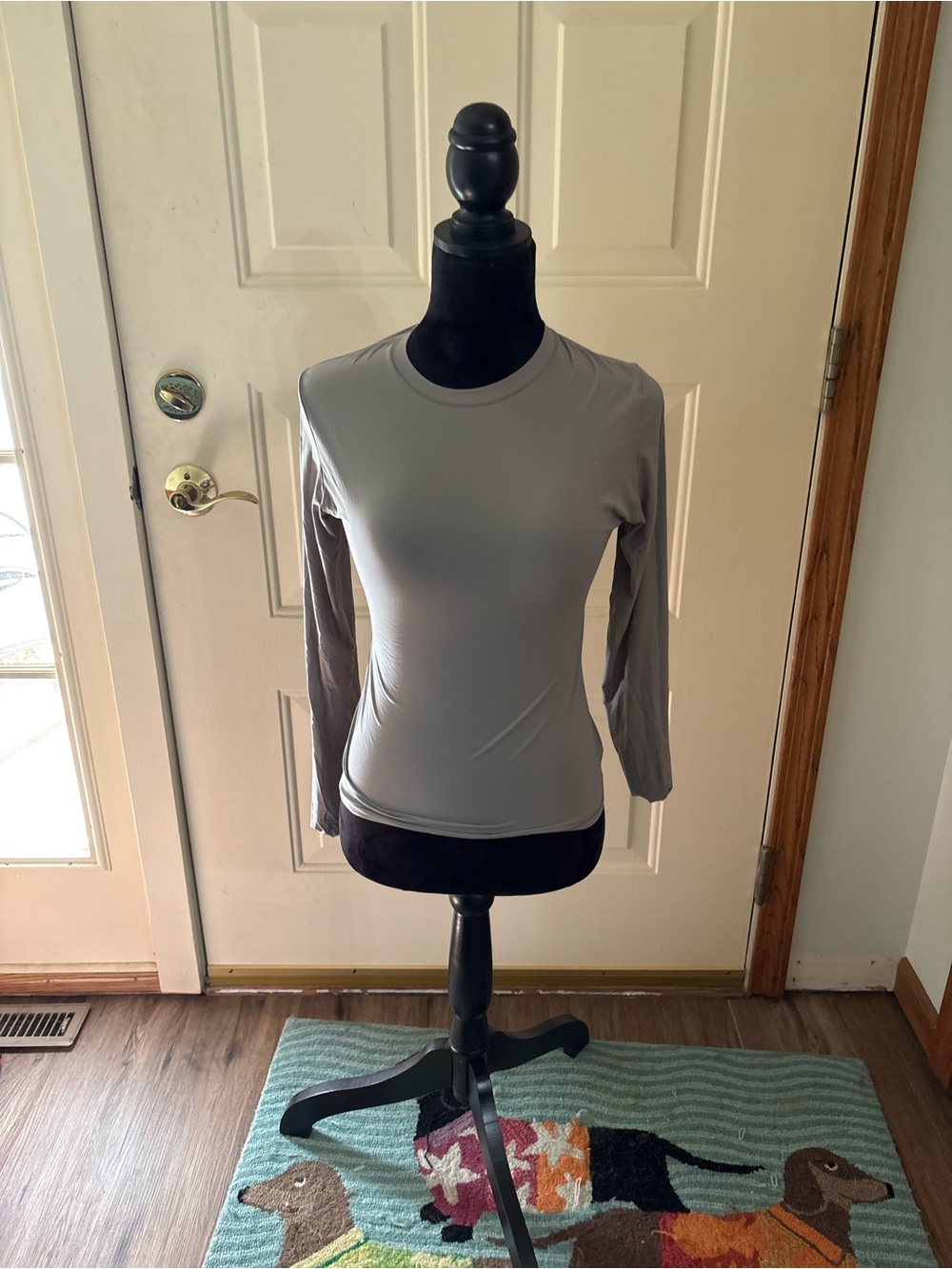 SKIMS Long-Sleeve Crewneck Top